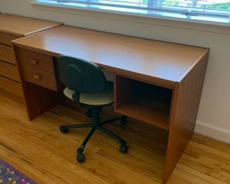 Danish mid century modern teak desk