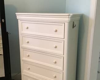 Pottery Barn chest of drawers.
