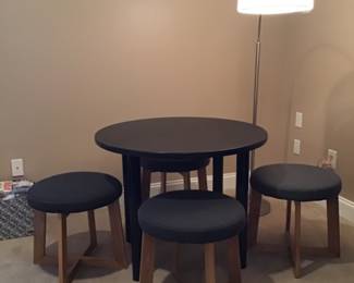 Great small round table and stools from Target. 