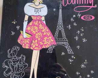 Tammy and Pepper doll in case with accessories an clothing