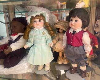 Huge collection of antique and vintage dolls