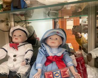 Huge collection of antique and vintage dolls