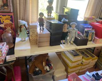 Huge collection of antique and vintage dolls