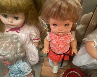 Huge collection of antique and vintage dolls