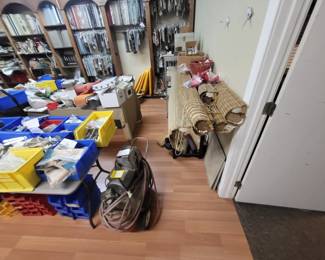 More tools and several blackout woven wood shades s 75 by 105.