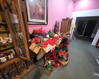 Tons of christmas stuff available by the box ten dollars and less.