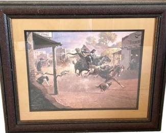 Rustic Ranch Relics, Tim Cox Art, Tools, Western Decor, Utility Vehicle