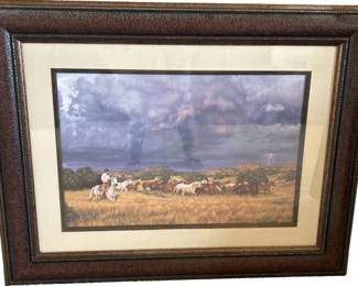 Rustic Ranch Relics, Tim Cox Art, Tools, Western Decor, Utility Vehicle