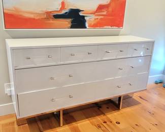 Modern white dresser 