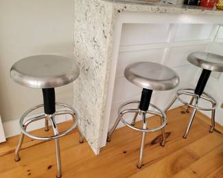 Stainless bar stools