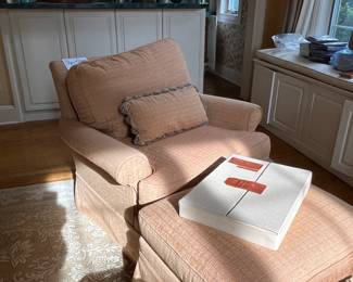 ARM CHAIR & OTTOMAN