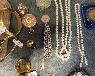 PEARLS & TIFFANY STERLING BRACELET