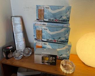 Mid Century Modern Iittala Finland Niva Cocktail Glasseware new in boxes 