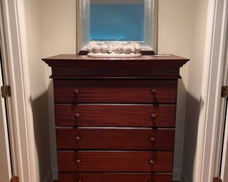 Solid wood chest