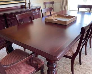 Hartmann and Keppler dining table and chairs