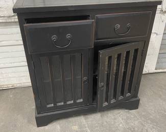 black side cabinet