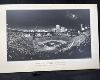 wrigley field night view