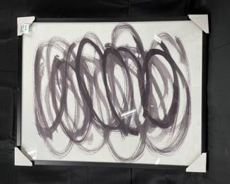 black/grey modern painting 18x24