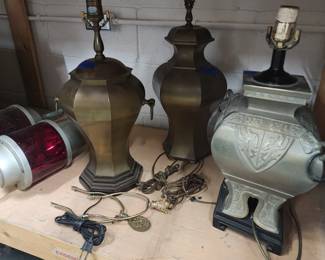 Lots of lamps, fans, tvs, other stuff. 
Here is an example of a few