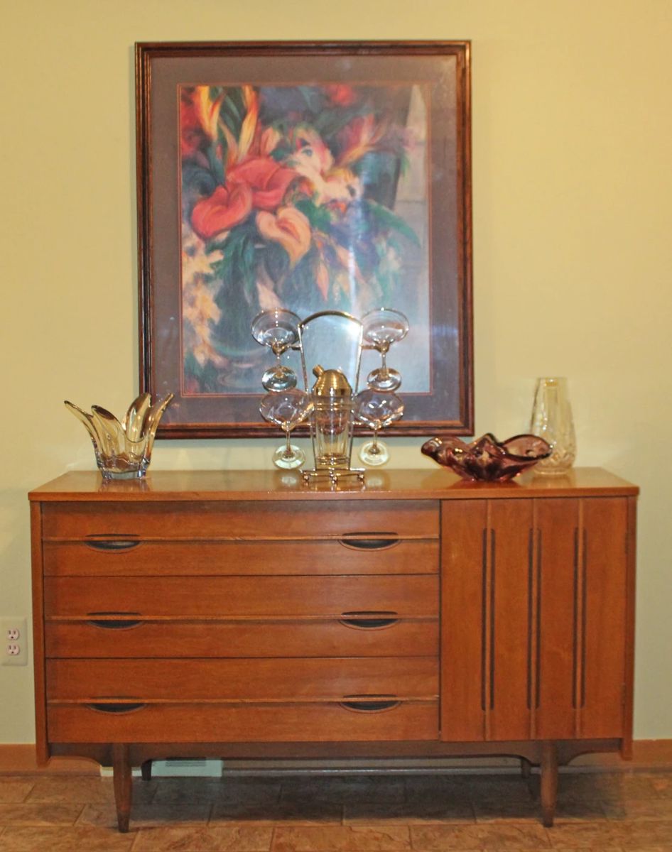 Mainline Buffet Server, Framed Art Art Glass