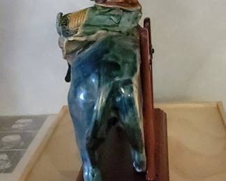 Roof Tile Warrior and Bull