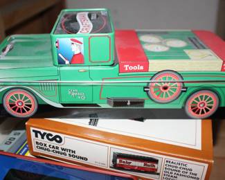 Tyco Train Car, Tin Box