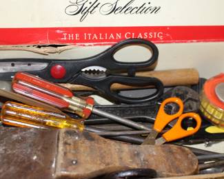 Scissors, Scrapper, Screw Driver