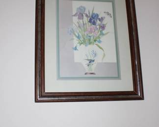 Framed Floral Art