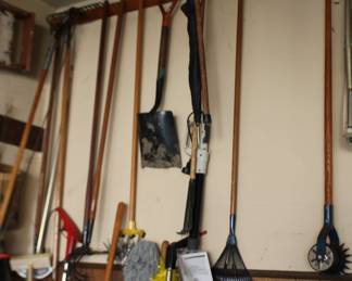 Shovels, Rake, Edger, Garden Till