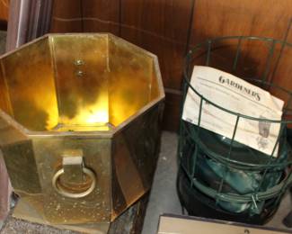 Brass Planter and Garden Planter