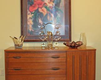 Mainline Buffet Server, Framed Art Art Glass