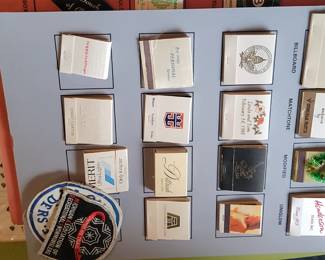 Match Book Collection, 4 Folders Full
