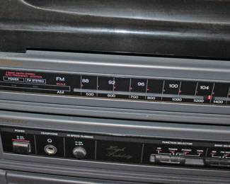 Goldstar Stereo System Radio, Cassette Turntable  Speakers