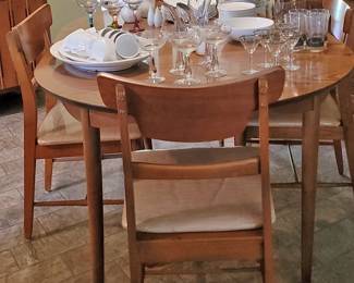MCM Baker Dining Table and Chairs