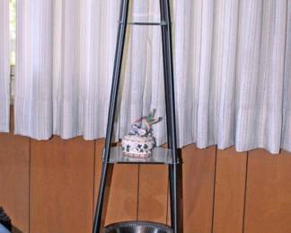 Modern Floor Lamp with Shelves