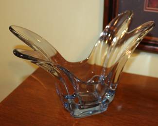 Art Glass Dual Color Vase