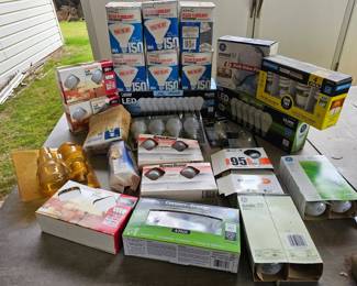 PPE093-Light Bulbs Of Different Sizes And Wattage