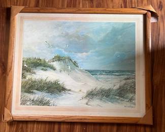PPE073- Large Dana Gibson Noble Beach Scene Print