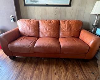 PPE026- (3) Seater Leather Like Sofa