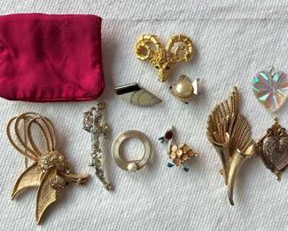 PPE228- Various Vintage Brooches 