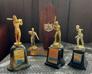 PPE123- Assorted Vintage 50’s & 60’s Sports Trophys 