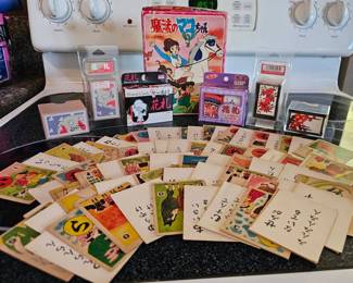PPE147-Lot Of Japanese Made Card Games and US Sportscards