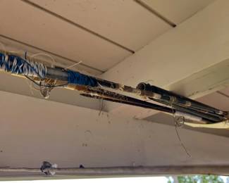 PPE221- Various Fishing Poles & (3) Prong Spear