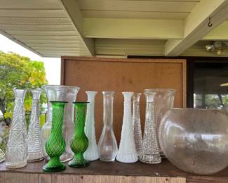 PPE197- Various Glass Vases