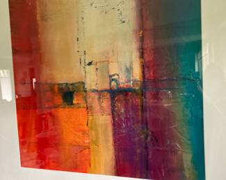 Large acrylic painting by Dennis Davis