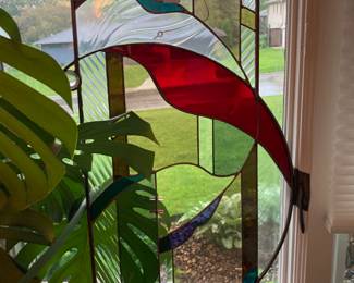 Studio stained glass window art