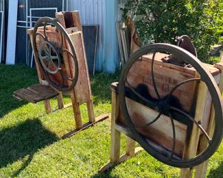 Vintage corn shellers