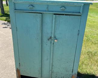Vintage wood cabinet
