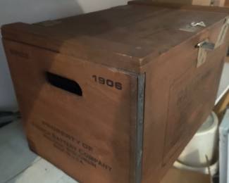 Vintage wood box