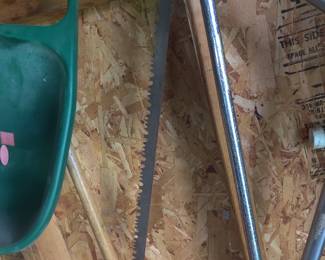 SHED ITEMS - Hand saw...